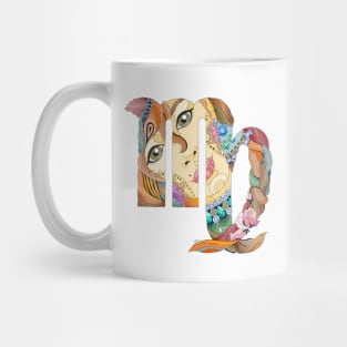 Virgo Horoscope Girl Mug